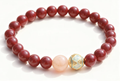 Peach Blossom Charm • Single Strand 6mm