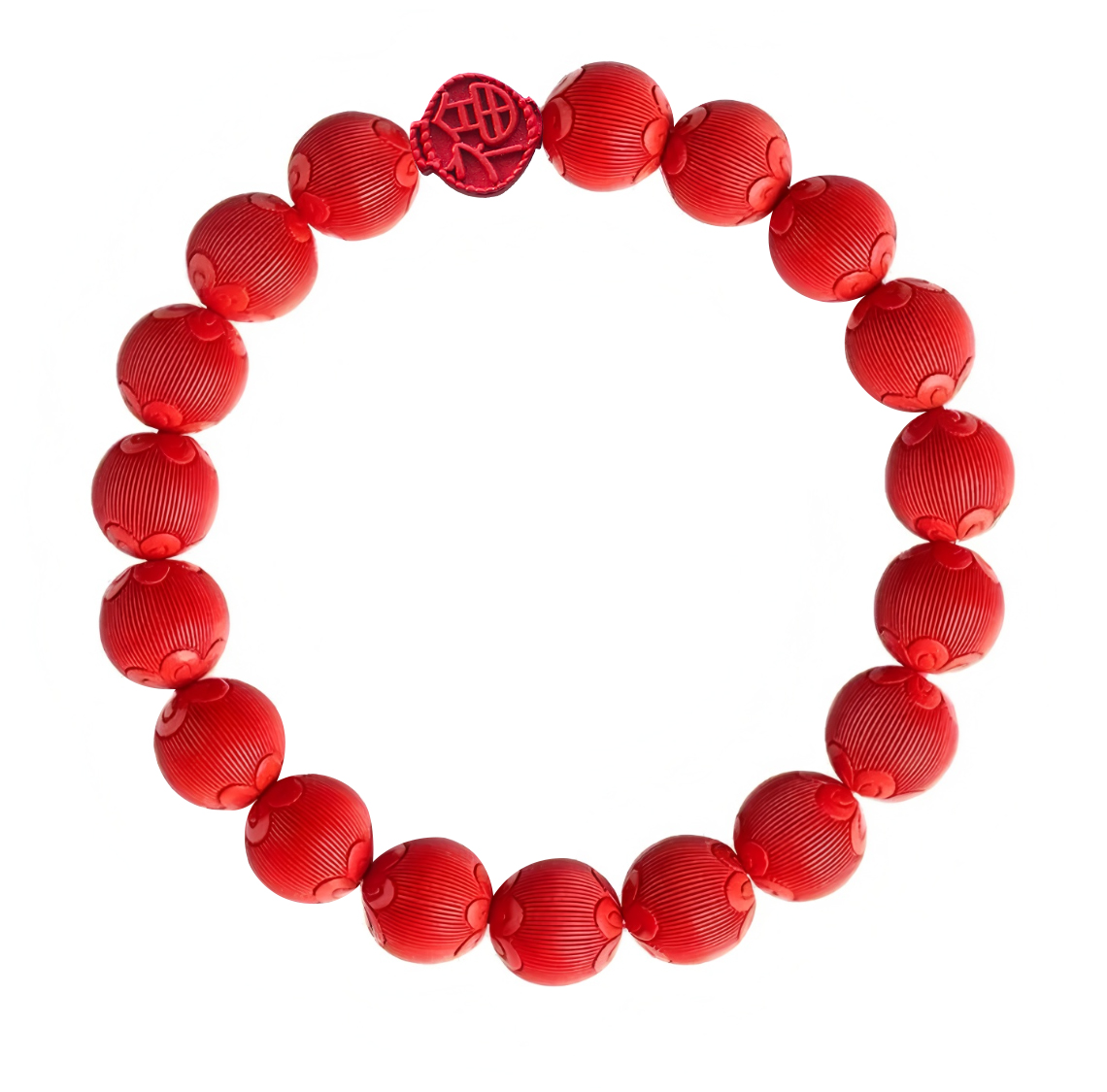 Velvet Bead Lucky Lantern Bracelet