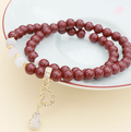 Fortune & Blessing • Purple Cinnabar Double Strand Bracelet
