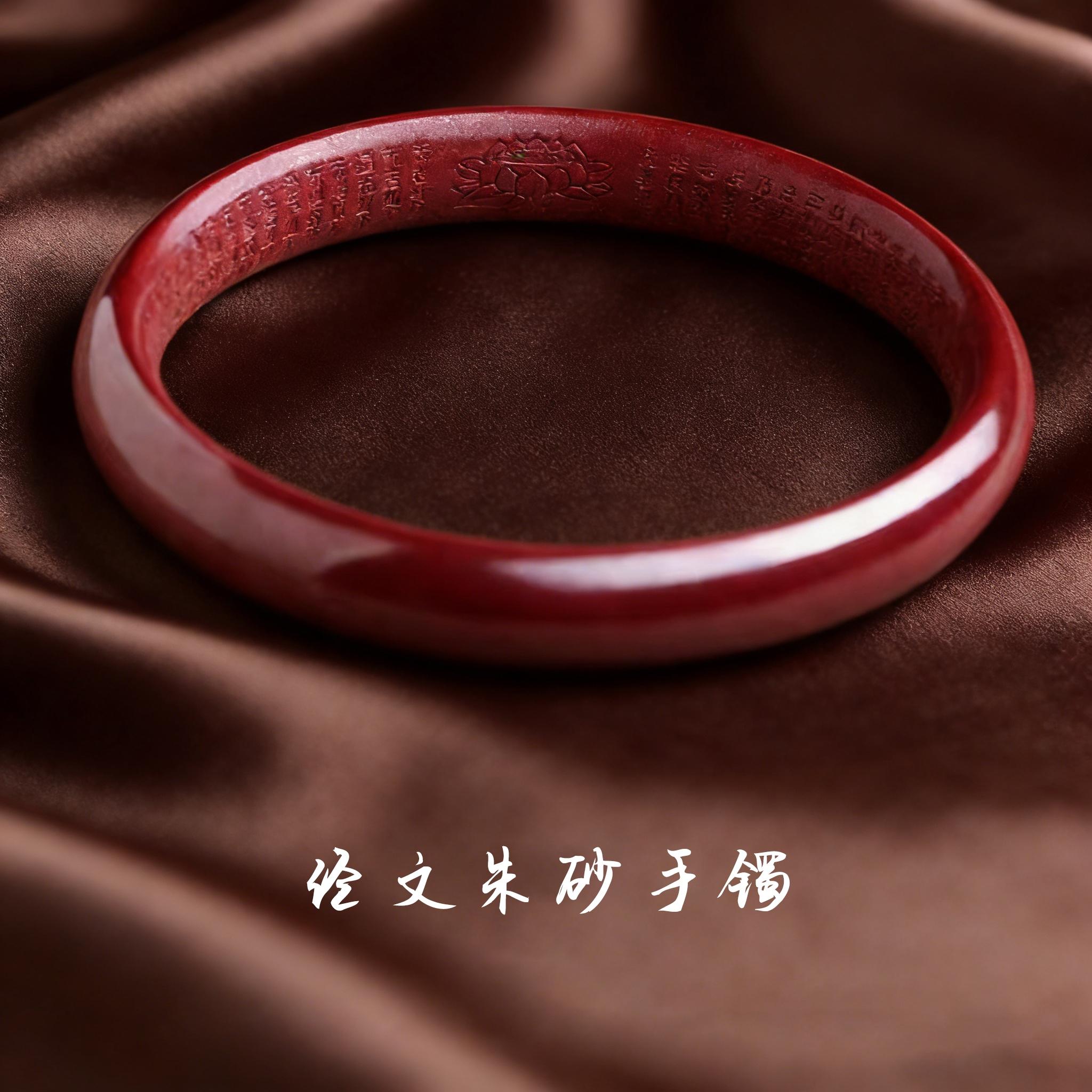 Bangle with Heart Sutra Engraved Inside